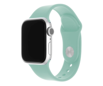 Pasek i akcesoria do zegarków FIXED Silicone Strap Set do Apple Watch 44/45/46/49 mm light green